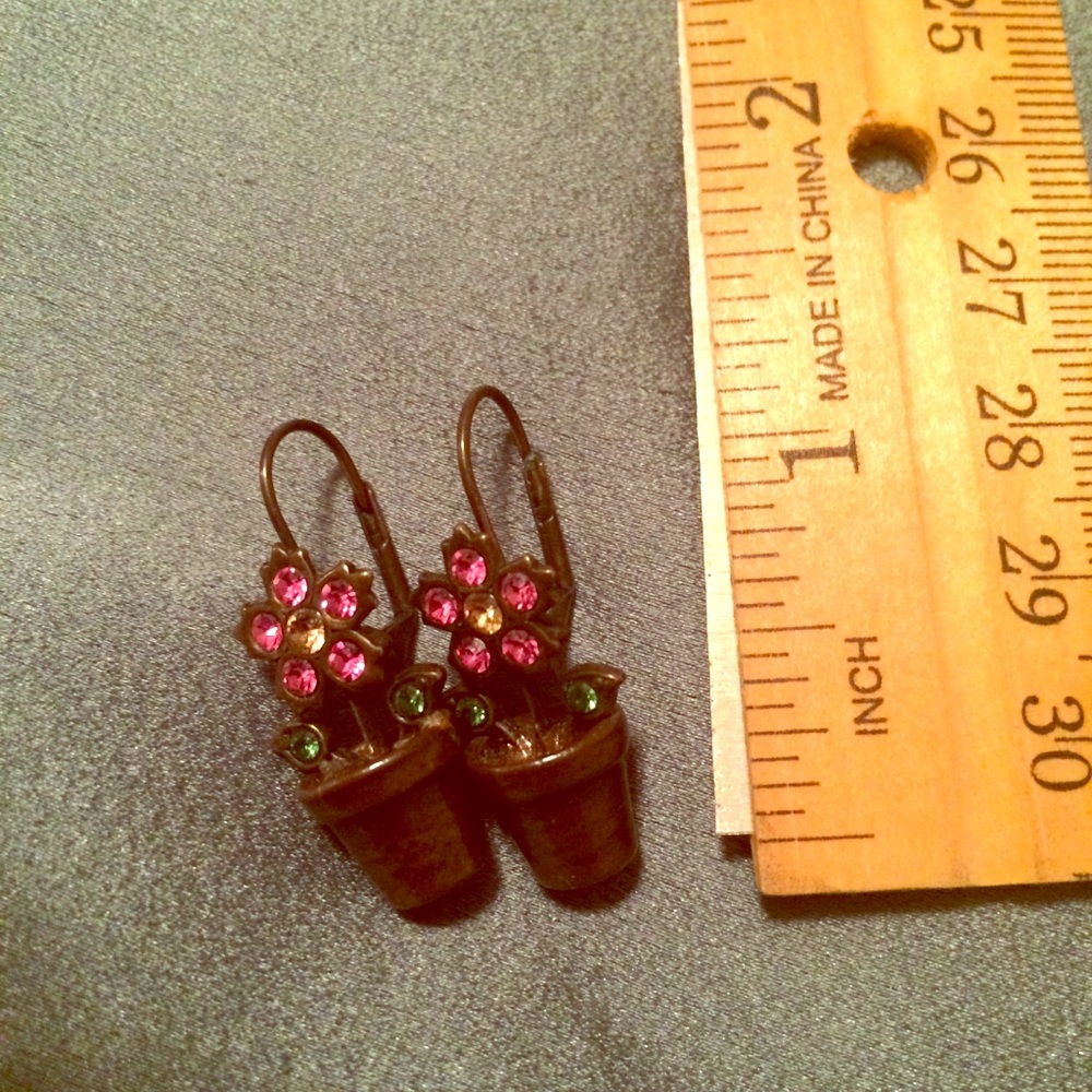 Flowerpot earrings